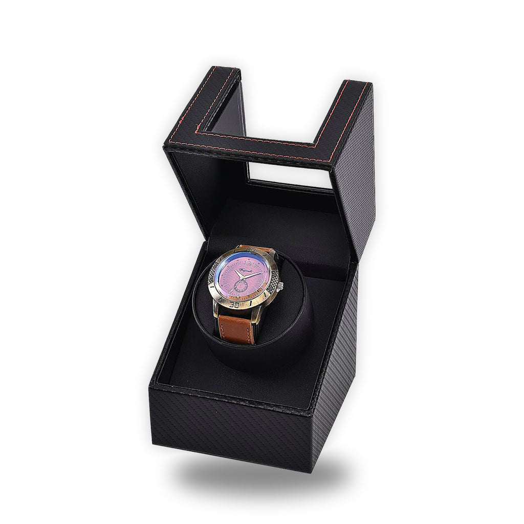 L'Édition Carbone | Remontoir 1 montre automatique, finition aspect carbone