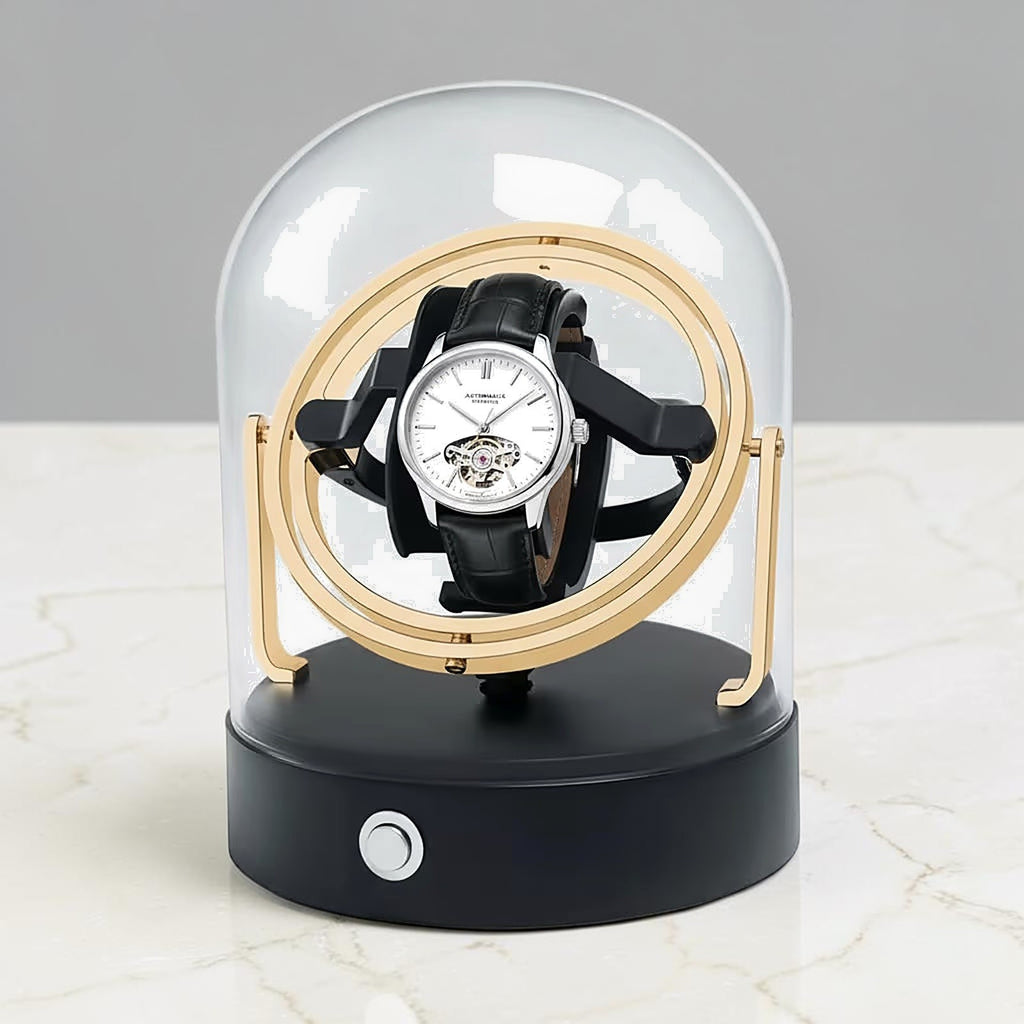 L'Orbe Céleste | Remontoir 1 montre automatique sous dôme de verre, rotation 360°