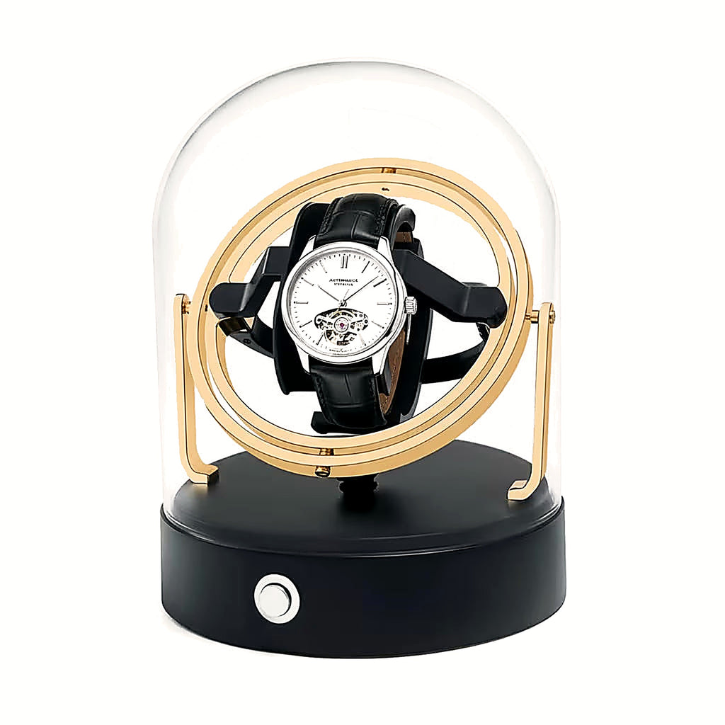 L'Orbe Céleste | Remontoir 1 montre automatique sous dôme de verre, rotation 360°